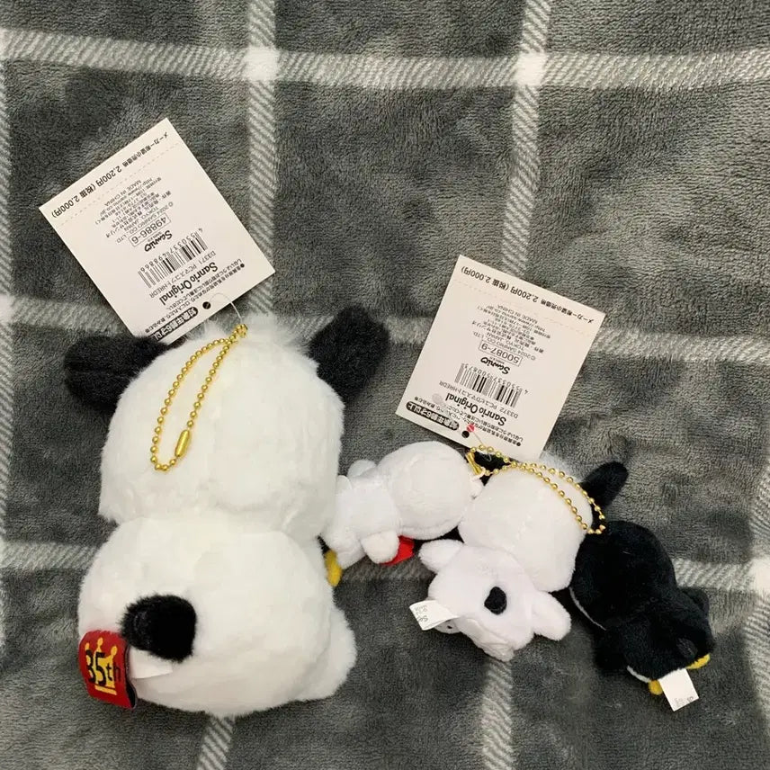 [BUNJANG] Sanrio Pochacco 35th Anniversary Red Ribbon Mascot Bundle Set / 산리오 포차코 35주년 레드 리본 마스코트, 손가락 인형 일괄