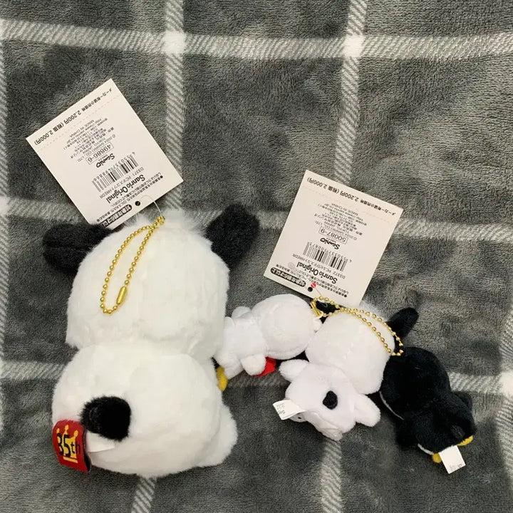 [BUNJANG] Sanrio Pochacco 35th Anniversary Red Ribbon Mascot Bundle Set / 산리오 포차코 35주년 레드 리본 마스코트, 손가락 인형 일괄