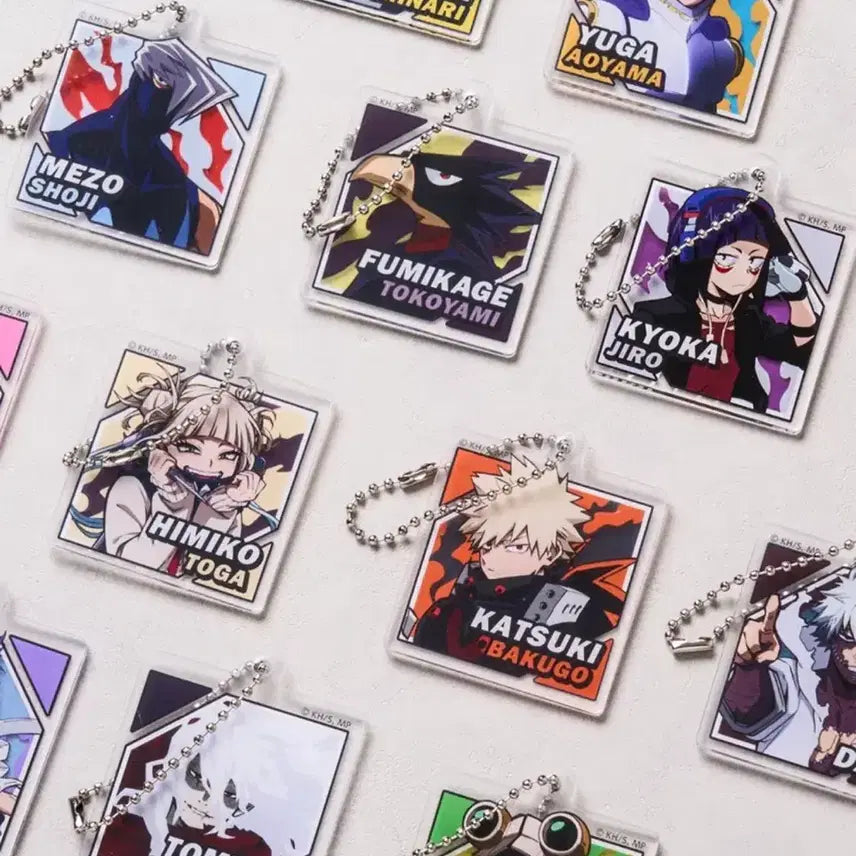 [BUNJANG] My Hero Academia Daizo Acrylic Keychain Full Set / [전종 세트] 다이소 히로아카 아크릴 키링 나히아히어로아카데미아바쿠고토가