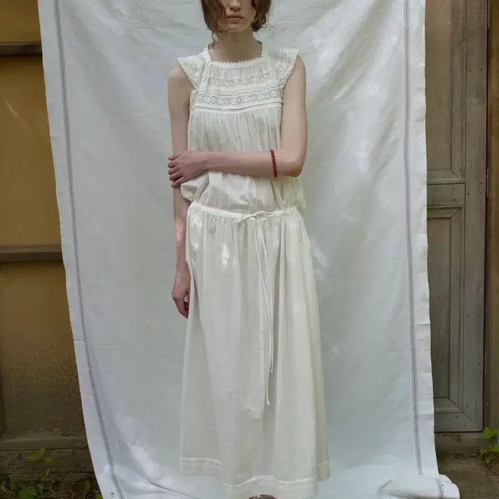 [BUNJANG] Via Plain String Dress / 비아플레인 스트링 원피스
