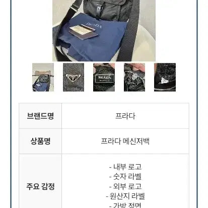 [BUNJANG] Prada One Pocket Crossbody Messenger Bag Black / 프라다 메신저백, 프라다 원포켓 크로스백
