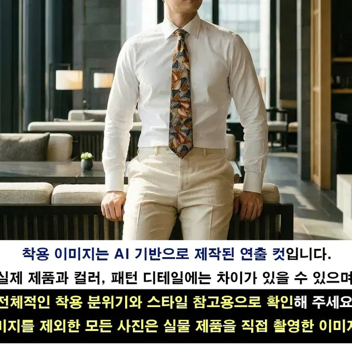 [BUNJANG] Ermenegildo Zegna Silk Geometric Pattern Necktie Brown 9.7cm / 에르메네질도 제냐 실크 브라운 패턴 넥타이 9.7cm A+등급 K2635