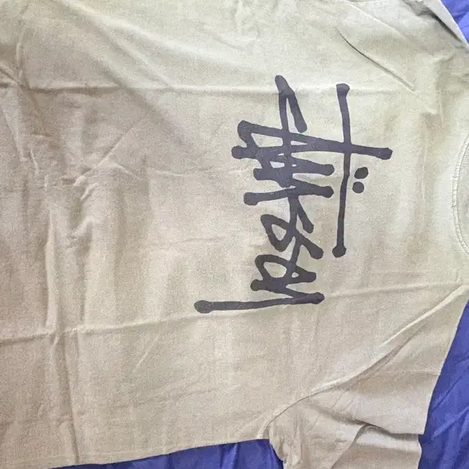 [BUNJANG] Stussy Basic Pigment Dyed T-Shirt Olive L / 스투시 반팔 올리브 2024 L