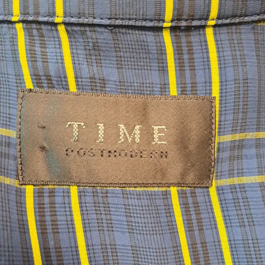 [BUNJANG] TIME Check Long Sleeve Shirt Men&