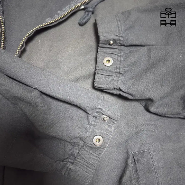 [BUNJANG] Poler Zip Hoodie Parka Used Black Size 2 / 폴리테루_집 후디 파카(zip hoodie parka)_유즈드 블랙_2
