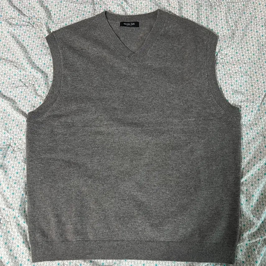 [BUNJANG] Massimo Dutti Wool Cashmere V-Neck Vest Khaki / 마시모두띠 울 캐시미어 브이넥 베스트 카키