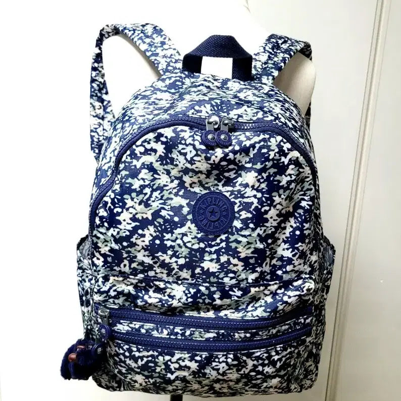[BUNJANG] Kipling Backpack Navy Medium / 정품)키플링 백팩  (상태굿)