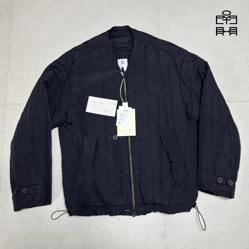 [BUNJANG] Polilater Quilted Cardigan Dark Navy Size 2 / 폴리테루_퀼티드 가디건(quilted cardigan)_다크 네이비_2