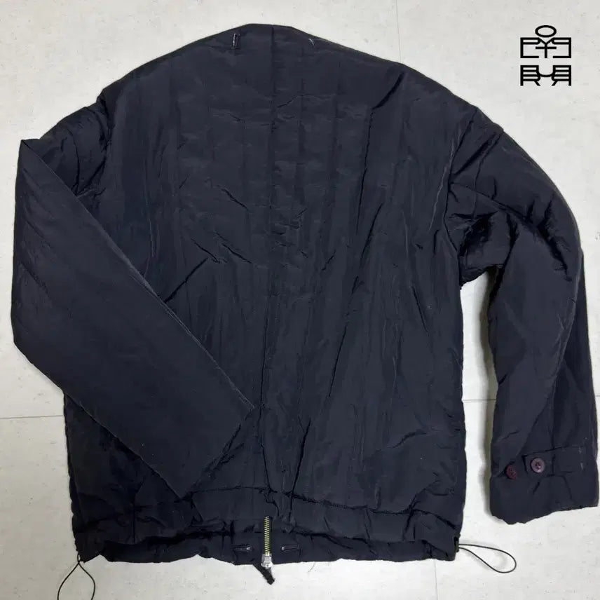 [BUNJANG] Polilater Quilted Cardigan Dark Navy Size 2 / 폴리테루_퀼티드 가디건(quilted cardigan)_다크 네이비_2