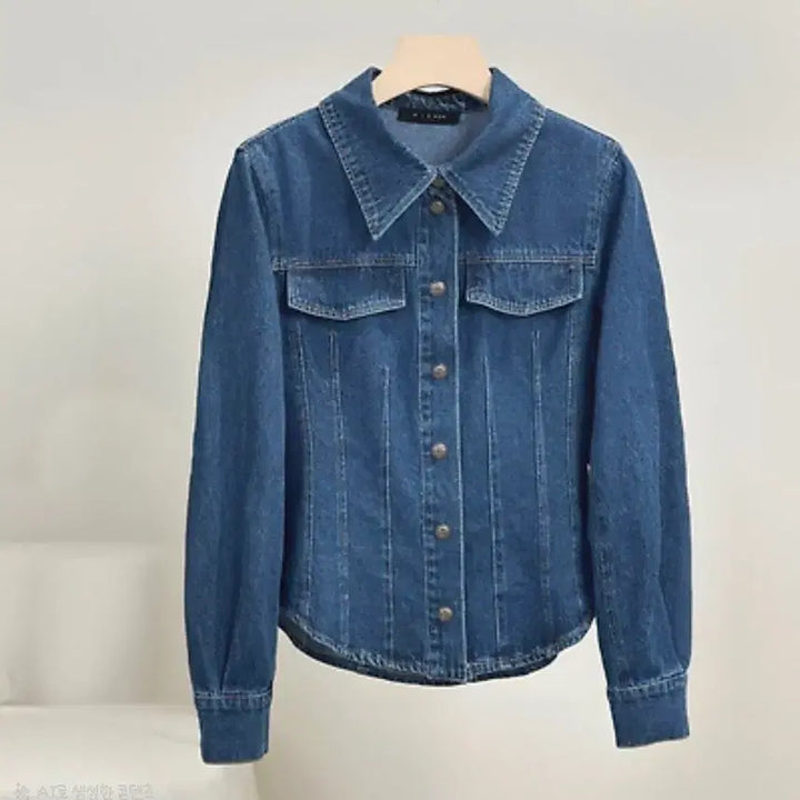 [BUNJANG] Misha Blue Denim Shirt Jacket / 미샤청셔츠