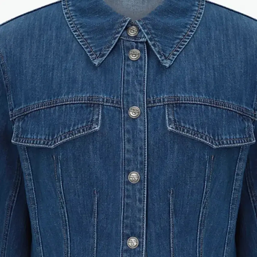 [BUNJANG] Misha Blue Denim Shirt Jacket / 미샤청셔츠