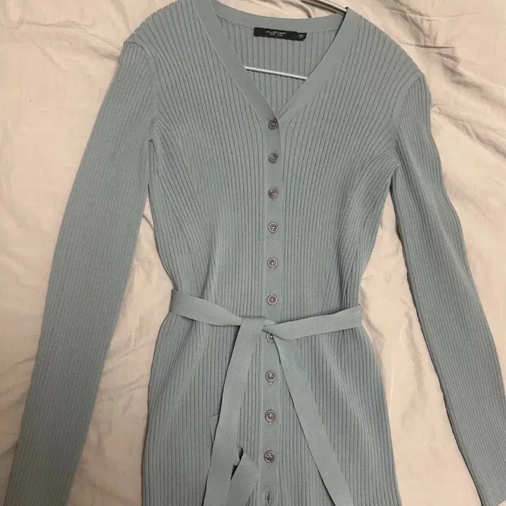 [BUNJANG] JILLSTUART Belted Knit Cardigan Mint / 질스튜어트 벨티드 니트 가디건 민트