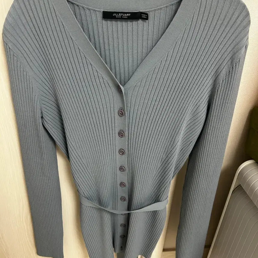 [BUNJANG] JILLSTUART Belted Knit Cardigan Mint / 질스튜어트 벨티드 니트 가디건 민트