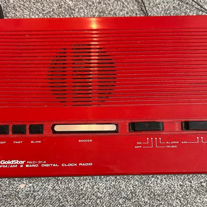 [BUNJANG] GoldStar RKD-314 Retro Clock Radio / [빈티지]1984 금성사 GoldStar RKD-314