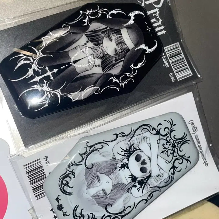 [BUNJANG] Kyeol Artist Gwan Shape Can Badge Set / 결 작가님 관 모양 캔뱃지 미소녀 굿즈 결님
