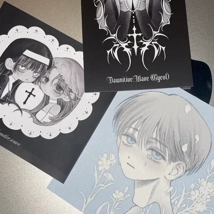 [BUNJANG] Kyeol Artist Gwan Shape Can Badge Set / 결 작가님 관 모양 캔뱃지 미소녀 굿즈 결님