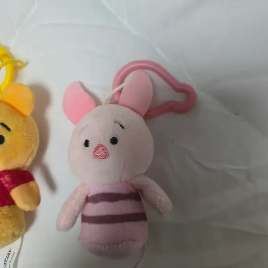 [BUNJANG] Winnie the Pooh Piglet 2-Type Doll Keychain Set / 일괄가격 곰돌이푸 피글렛 2종 인형 키링 열쇠고리