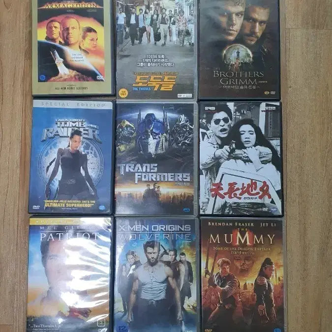 [BUNJANG] Movie DVD Collection (Action/Fantasy/Sci-Fi) - 10 Films / 영화 DVD 모음 (액션/판타지/SF)10편