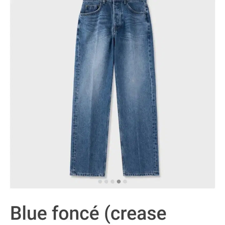 [BUNJANG] Mer Blue Fonce 30 Size Denim Jeans (Crease Edited) / mer blue fonce(crease edited) 30사이즈