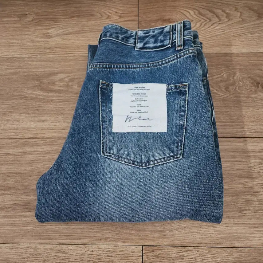 [BUNJANG] Mer Blue Fonce 30 Size Denim Jeans (Crease Edited) / mer blue fonce(crease edited) 30사이즈