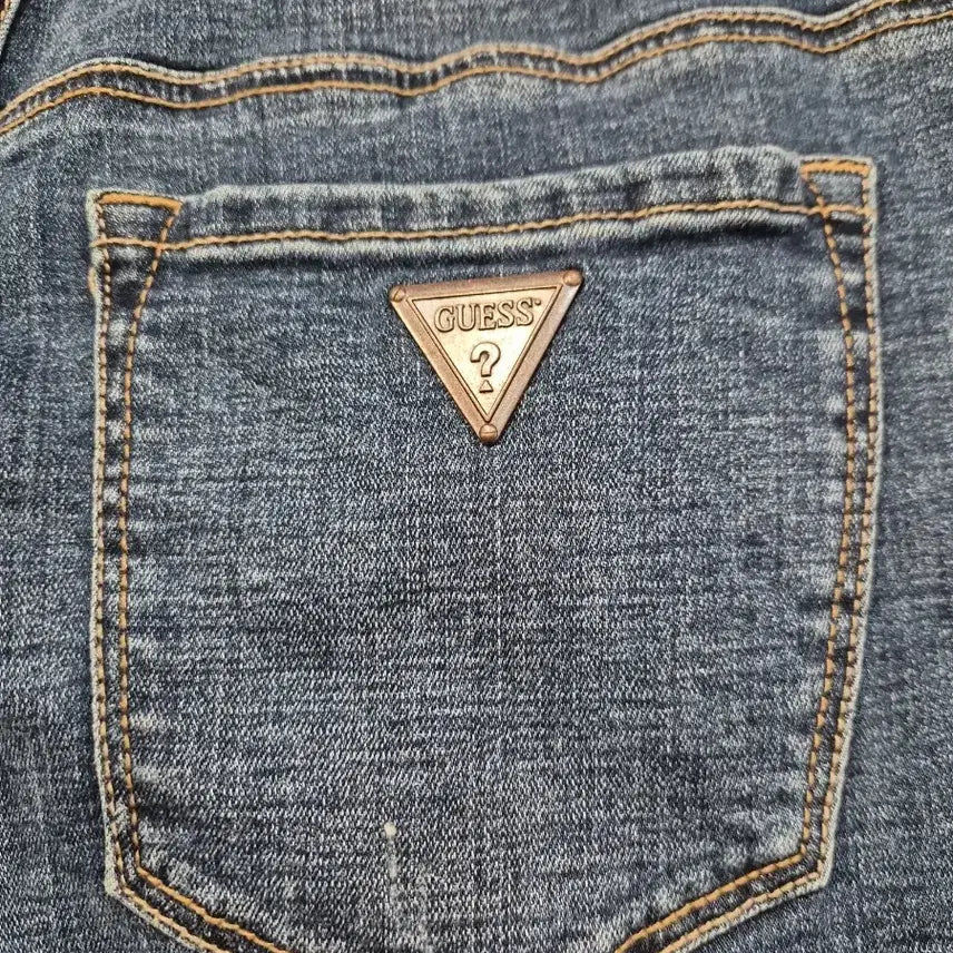 [BUNJANG] Guess Slim Straight Washed Denim Pants / GUESS 게스 슬림 스트레이트 워싱 데님 팬츠