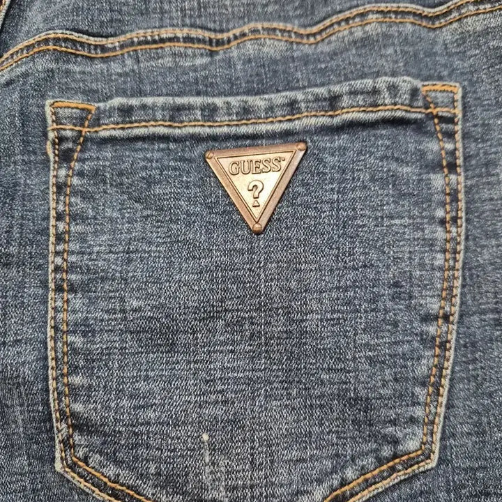 [BUNJANG] Guess Slim Straight Washed Denim Pants / GUESS 게스 슬림 스트레이트 워싱 데님 팬츠