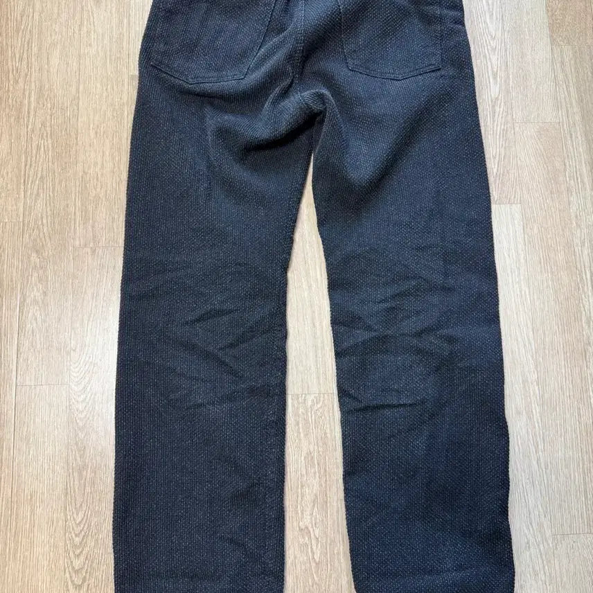 [BUNJANG] Kibata Sashiko Old Black Denim Pants Size 2 / 키바타 사시코 올드블랙 2사이즈