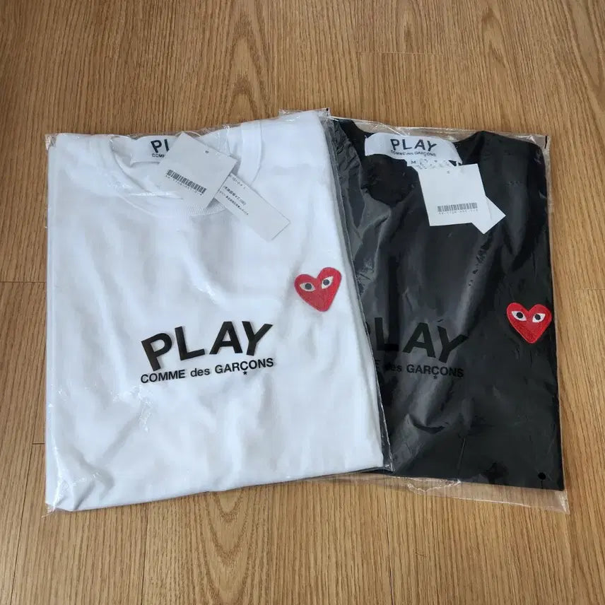 [BUNJANG] Comme des Garçons T-Shirt Set / 1+1) 꼼데가르송  반팔티 셋트. 새상품
