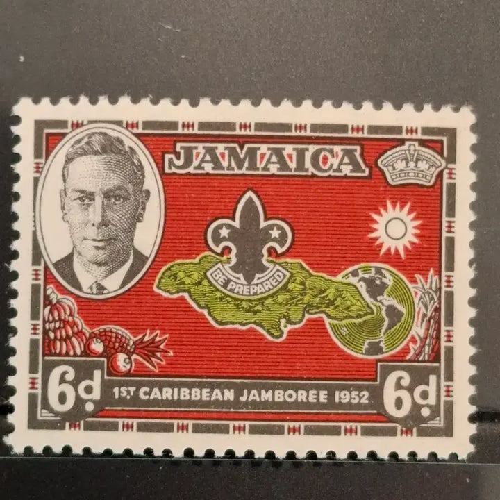 [BUNJANG] Jamaica 1952 Boy Scout Founding Commemorative Stamp (M6) / (4전시관/A40) 1952년 자메이카 보이스카웃 창립기념우표(M6)저렴
