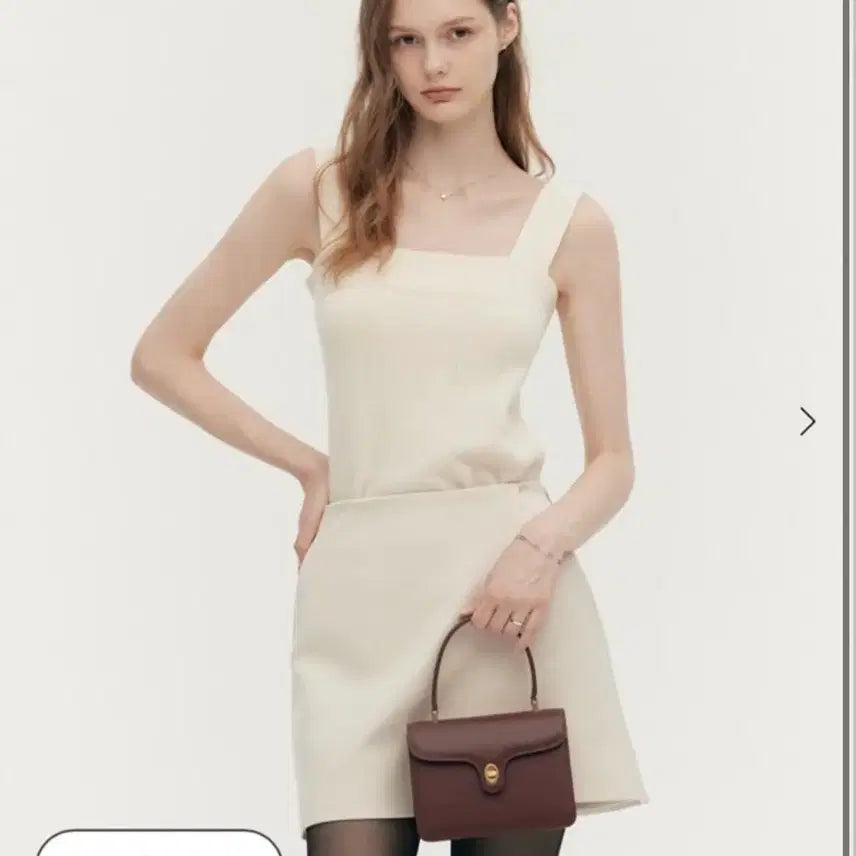 [BUNJANG] sie Ar Soft Sleeveless Cream M / 시에 sie 아르 소프트 슬리브리스 (크림/M/상태최상)
