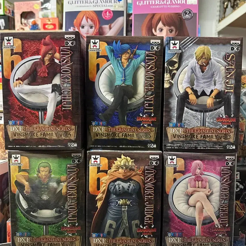 [BUNJANG] One Piece Vinsmoke Family DXF Figure Set / 원피스 DXF 빈스모크 패밀리 피규어