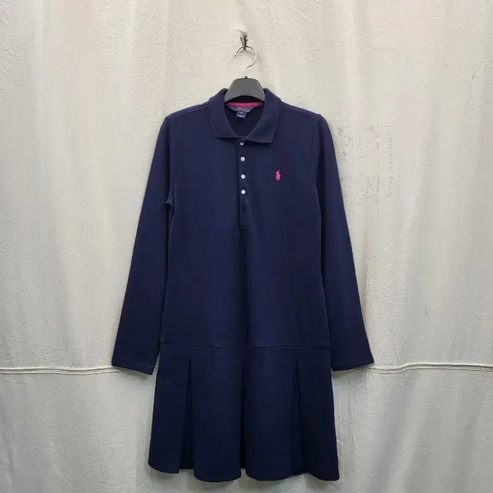 [BUNJANG] Polo Ralph Lauren Navy Long Sleeve Dress / 폴로 랄프로렌 네이비 긴팔 원피스