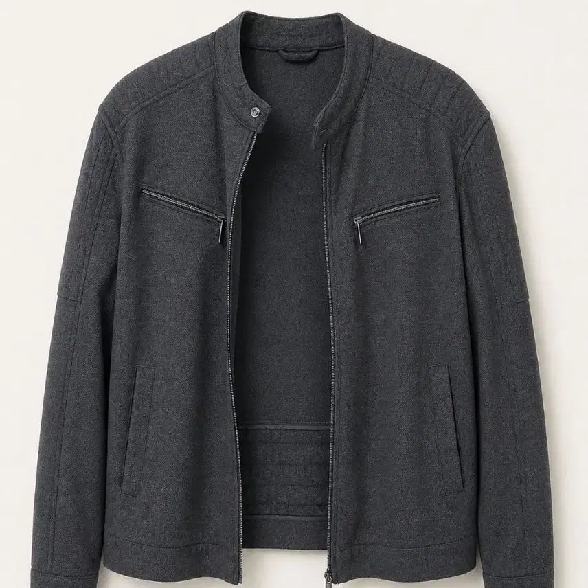 [BUNJANG] Zara Slim Fit Zip-Up Jacket - Grey / 자라 슬림핏 집업 자켓 그레이 xl슬림핏