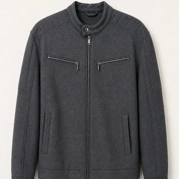 [BUNJANG] Zara Slim Fit Zip-Up Jacket - Grey / 자라 슬림핏 집업 자켓 그레이 xl슬림핏