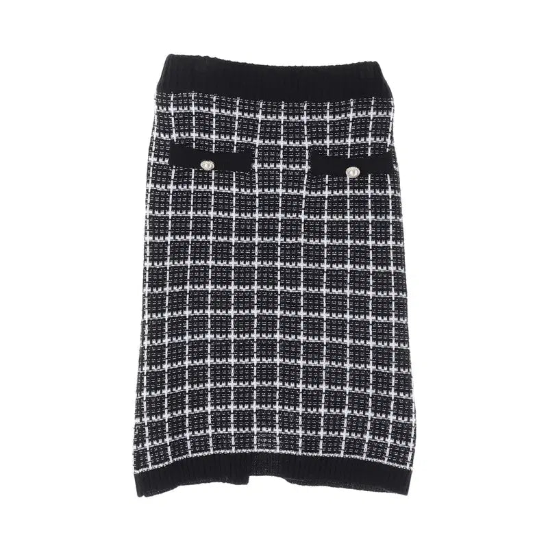 [BUNJANG] Tweed Long Skirt (Women&