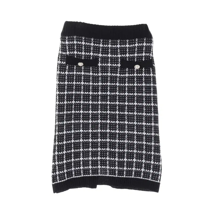[BUNJANG] Tweed Long Skirt (Women&