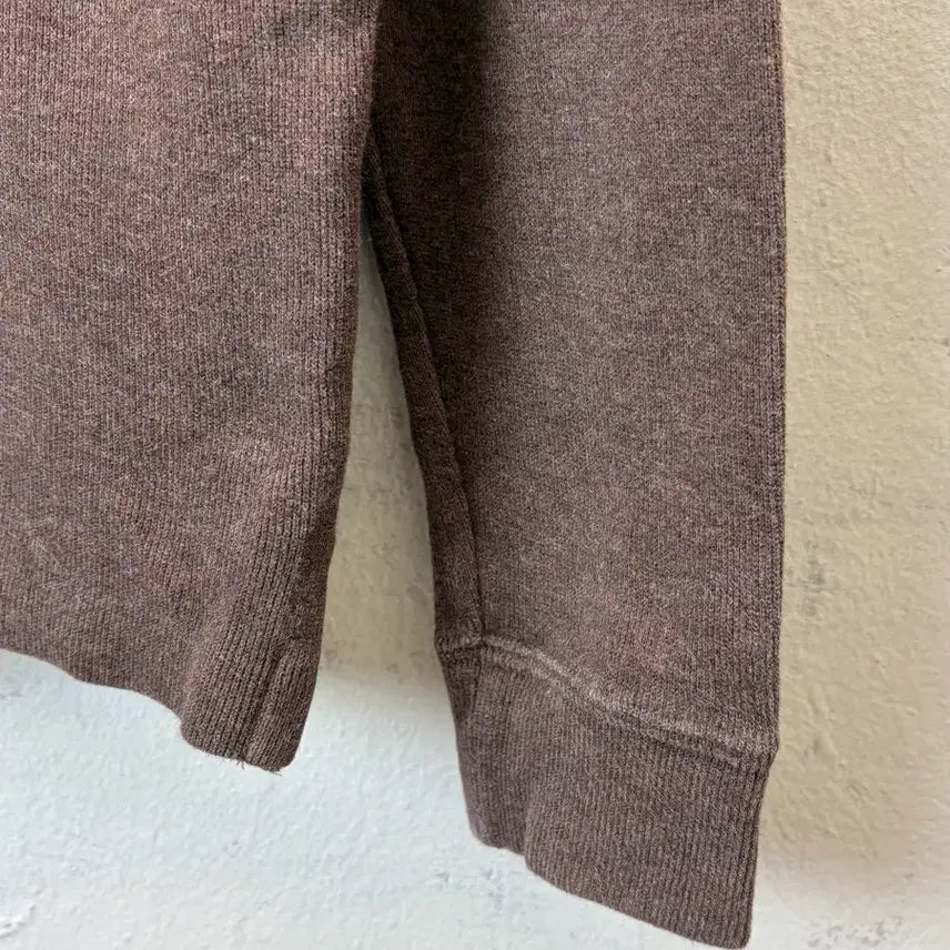 [BUNJANG] Polo Ralph Lauren Cotton Half-Zip Knit Brown / [S] 폴로랄프로렌 코튼 반집업 니트 브라운