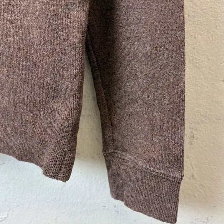 [BUNJANG] Polo Ralph Lauren Cotton Half-Zip Knit Brown / [S] 폴로랄프로렌 코튼 반집업 니트 브라운