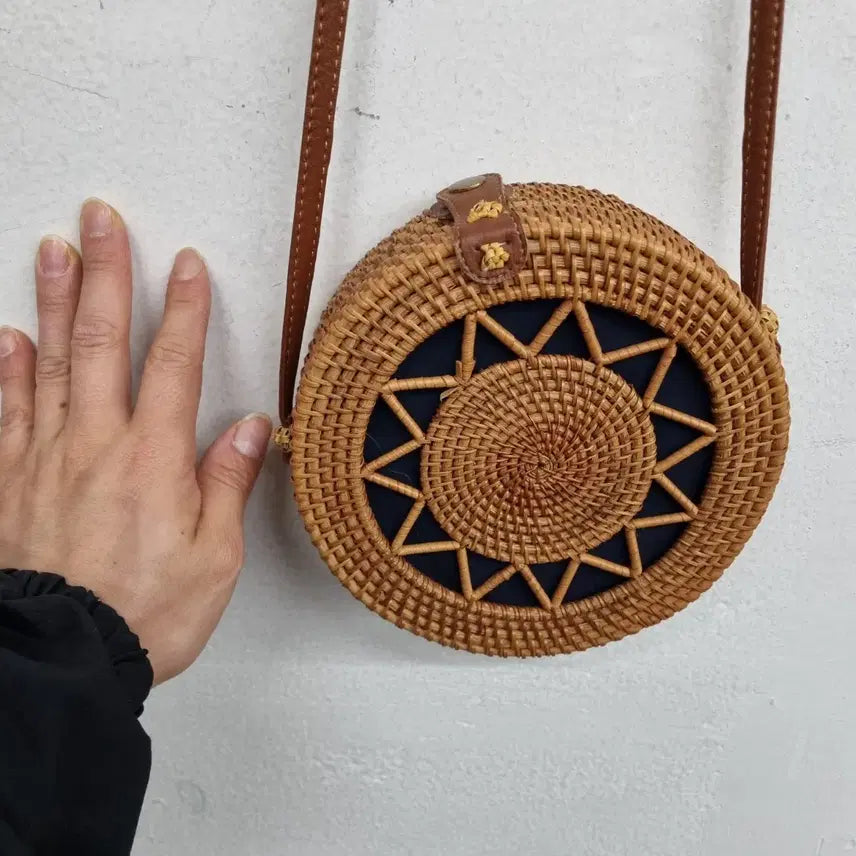 [BUNJANG] Rattan Crossbody Bag / [free size] 라탄 크로스백