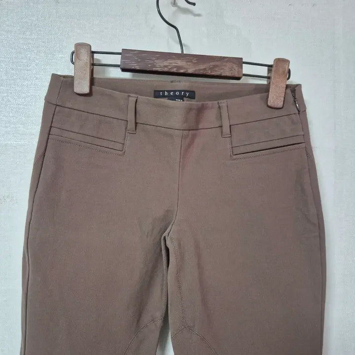 [BUNJANG] Theory Brown Skinny Fit Pants / 띠어리 브라운 스키니핏 바지