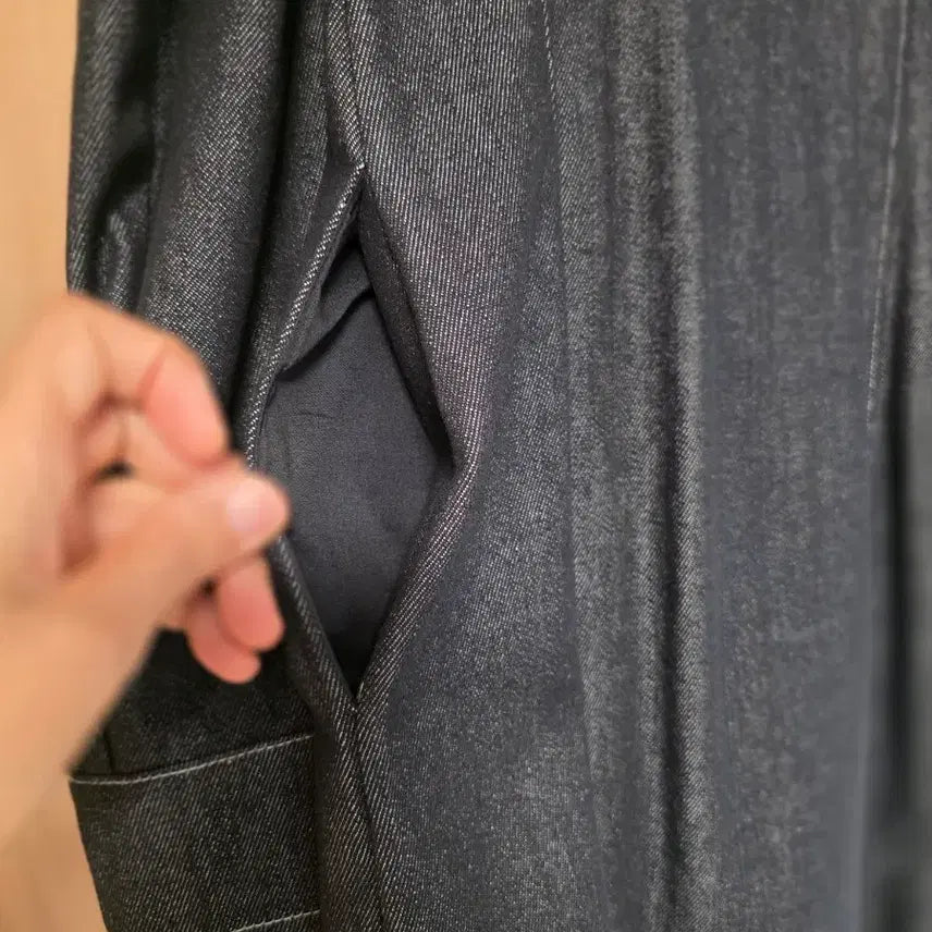 [BUNJANG] ORR Black Denim Dress L / ORR  오르 블랙 데님원피스 L