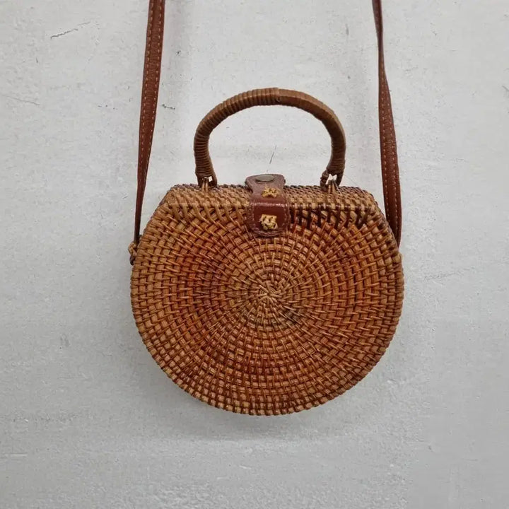 [BUNJANG] Rattan Crossbody Bag Free Size / [free size] 라탄 크로스백