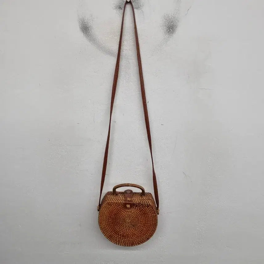 [BUNJANG] Rattan Crossbody Bag Free Size / [free size] 라탄 크로스백