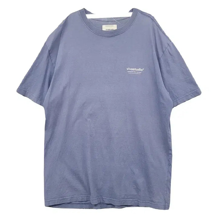 [BUNJANG] Vivastudio Light Purple Cotton T-Shirt XL / 비바스튜디오 라이트 퍼플 반팔티 XL