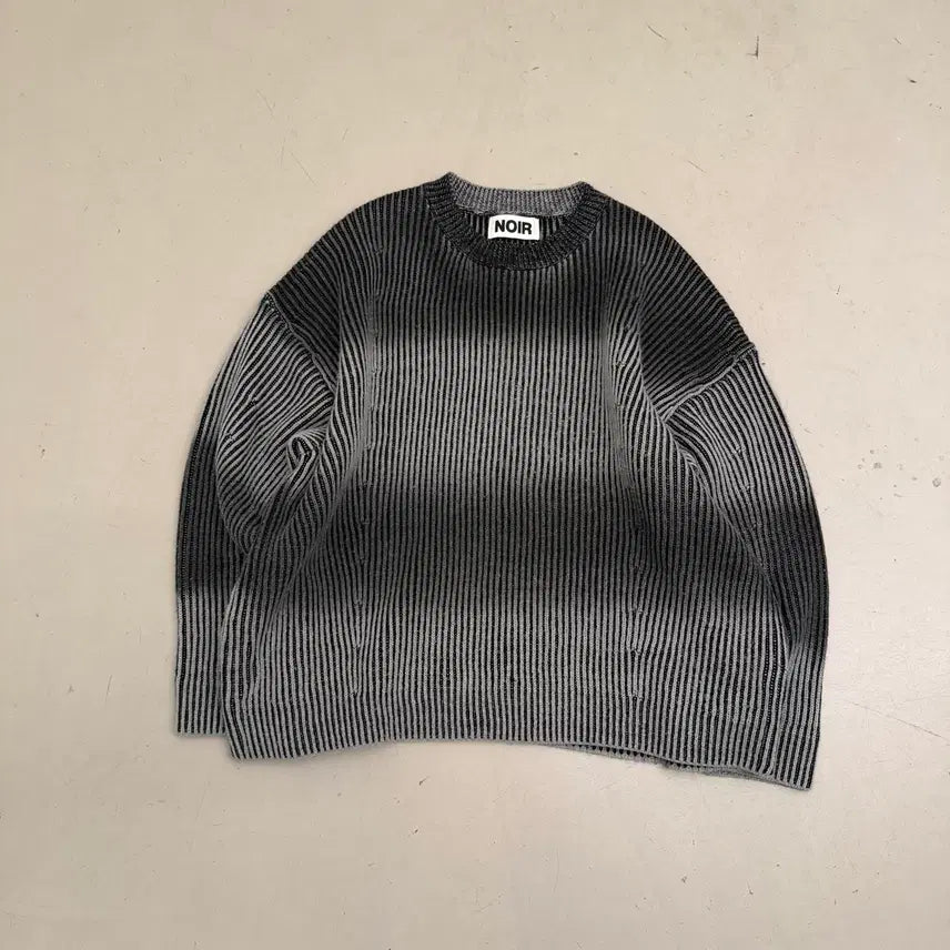 [BUNJANG] Vintage Oversized Gradient Knit Sweater / 빈티지 오버핏 그라데이션 니트