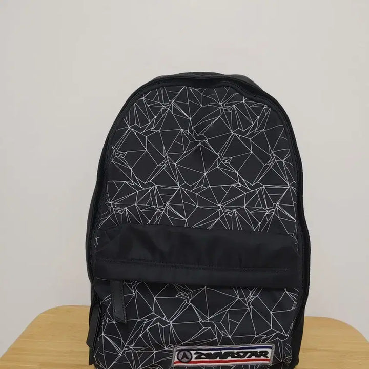 [BUNJANG] Corners Black Pattern Backpack / 코너스 블랙 패턴 백팩