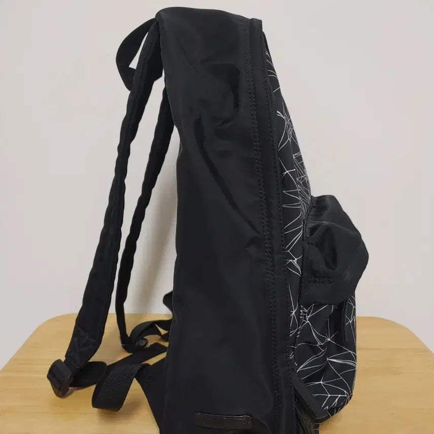 [BUNJANG] Corners Black Pattern Backpack / 코너스 블랙 패턴 백팩