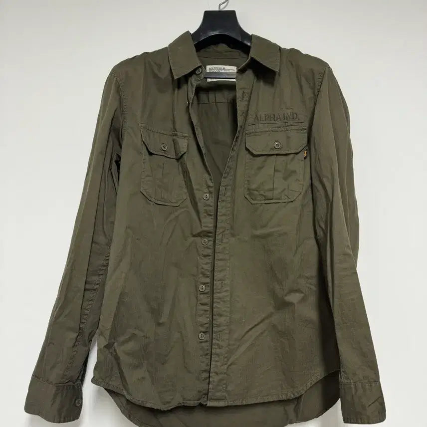 [BUNJANG] Alpha Industries HBT Shirt / 알파인더스트리 HBT 셔츠 95-100