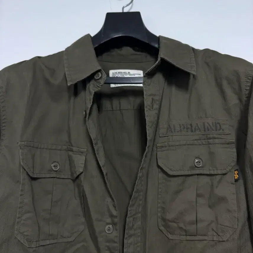 [BUNJANG] Alpha Industries HBT Shirt / 알파인더스트리 HBT 셔츠 95-100