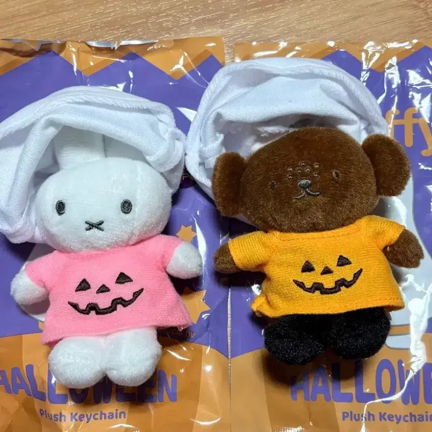 [BUNJANG] Miffy Ghost &amp; Barbara Ghost Doll Bundle Set / 할로윈 유령 미피 + 유령 바바라 일괄